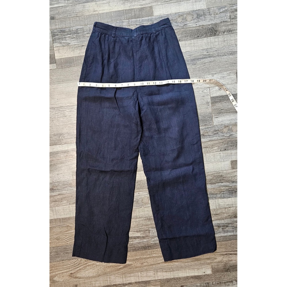 Vintage 100% Linen Women's Pants – Size 38 – Made in Italy - Picture 6 of 11